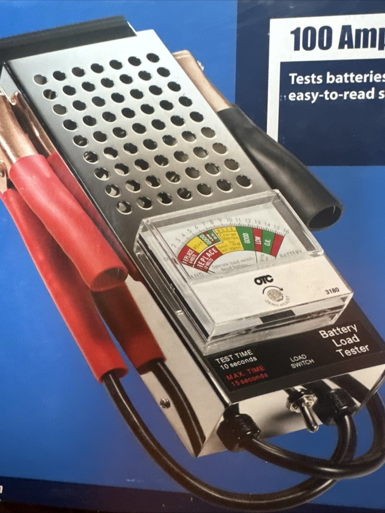 Otc 3180 Battery Load Tester, Analog, 100A
