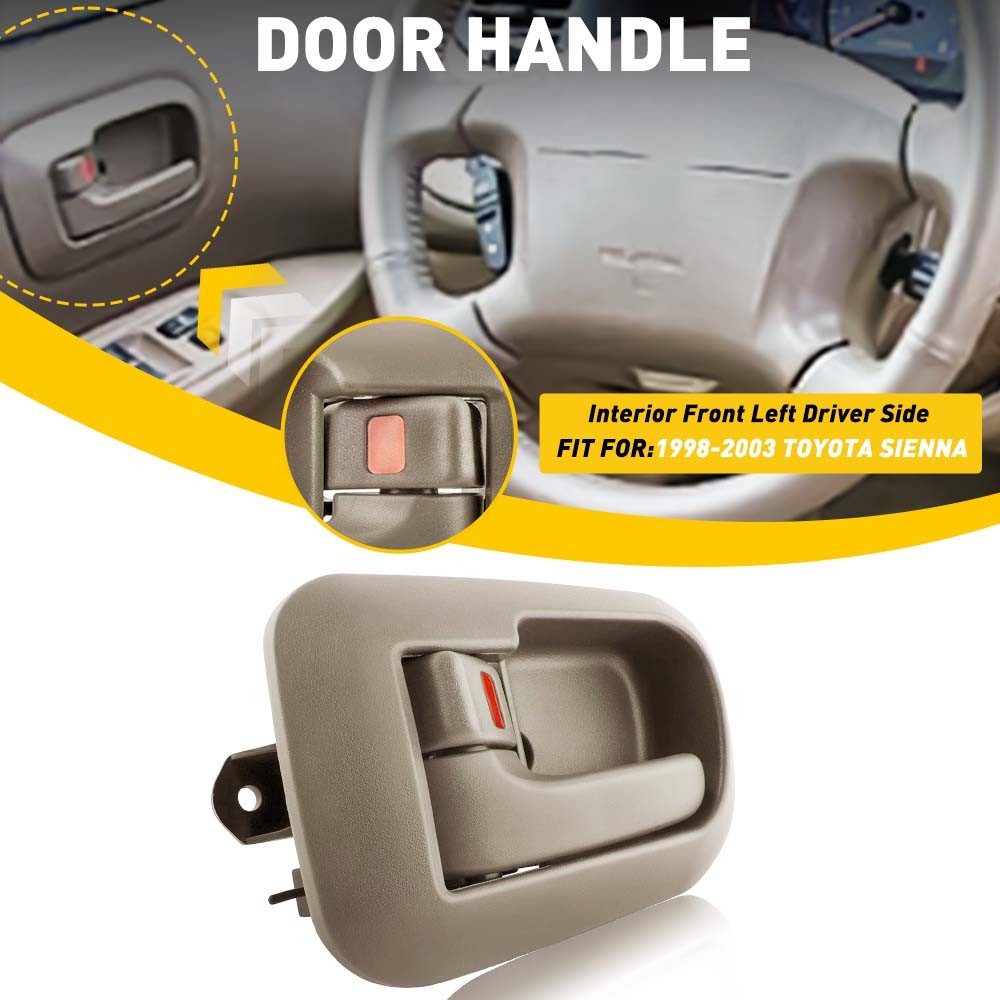 For Toyota 1998-2003 Sienna Inside Handle Door Front Left Driver Side Durable US