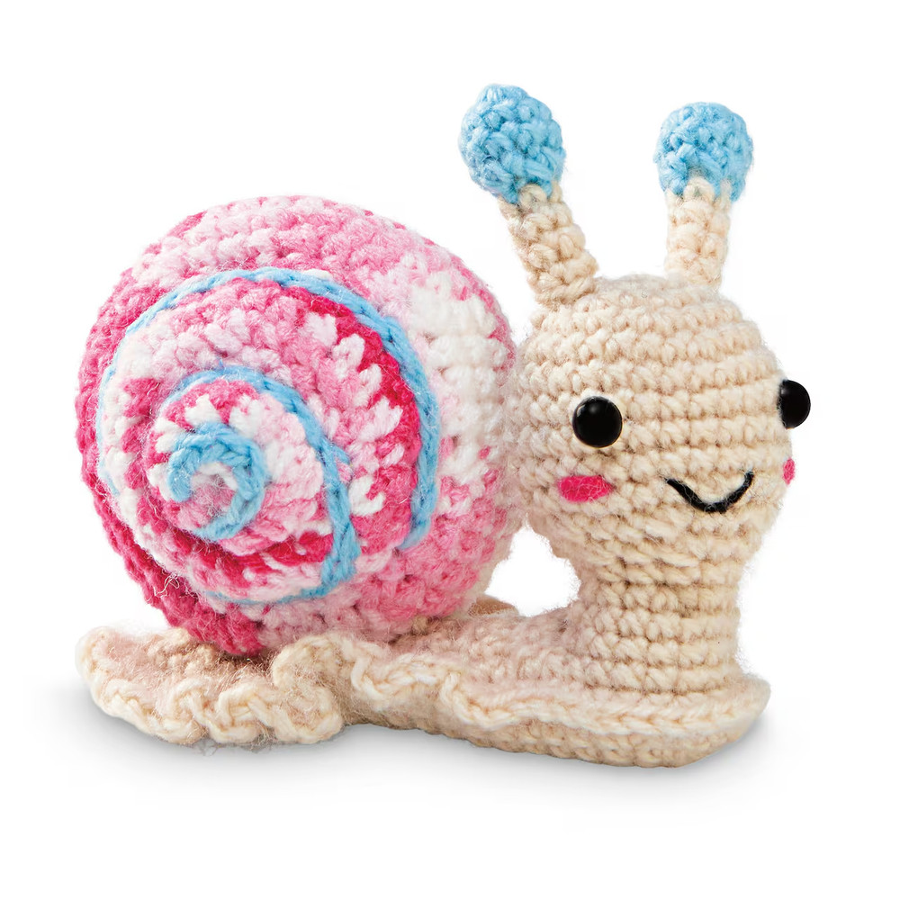 Loops & Threads Crochet Kit "Snail"
