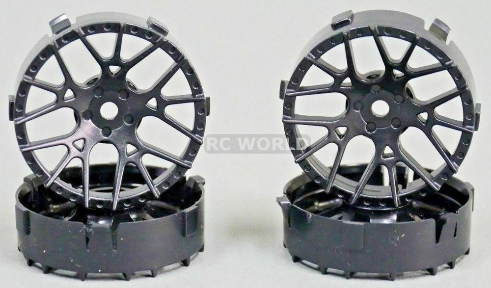 Tetsujin Wheels LYCORIS Inserts Adjustable Offset 3-6-9mm -CHROME- 4 PC TT-8355