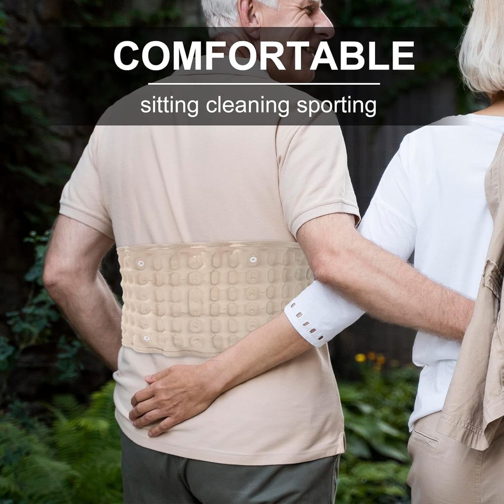 Decompression Belt Back Brace Lumbar Spinal Support & Extender Belt Air Traction