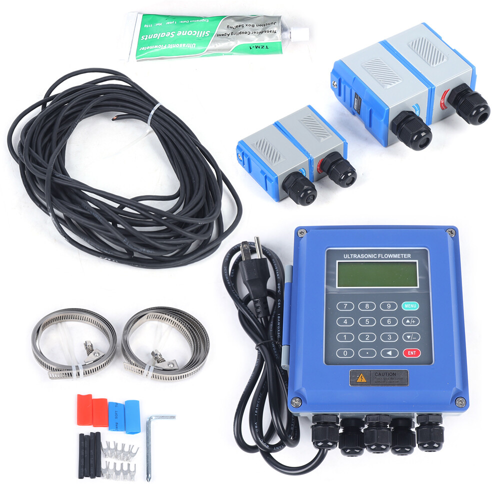 Ultrasonic Flow Meter Tuf-2000b Liquid Flowmeter Dn20-700mm Sensor Ip67 Water