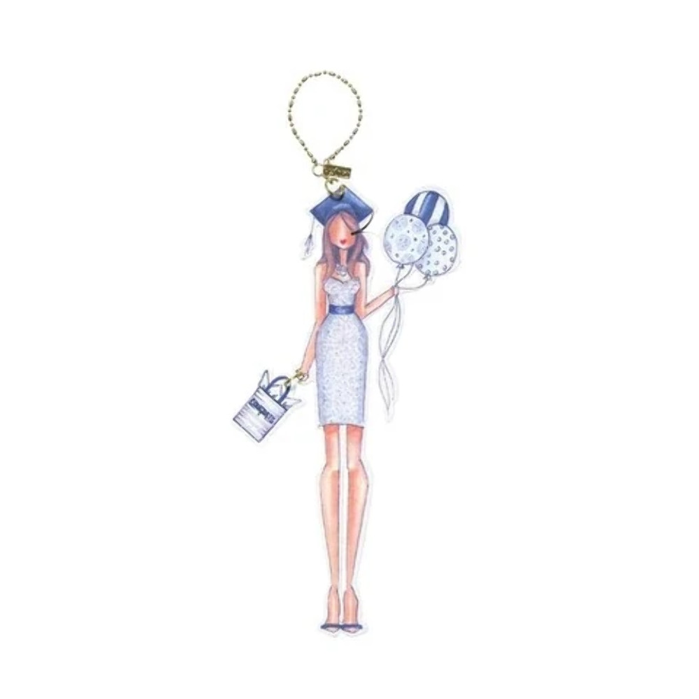 Winks Ornament - Graduate (Brunette)
