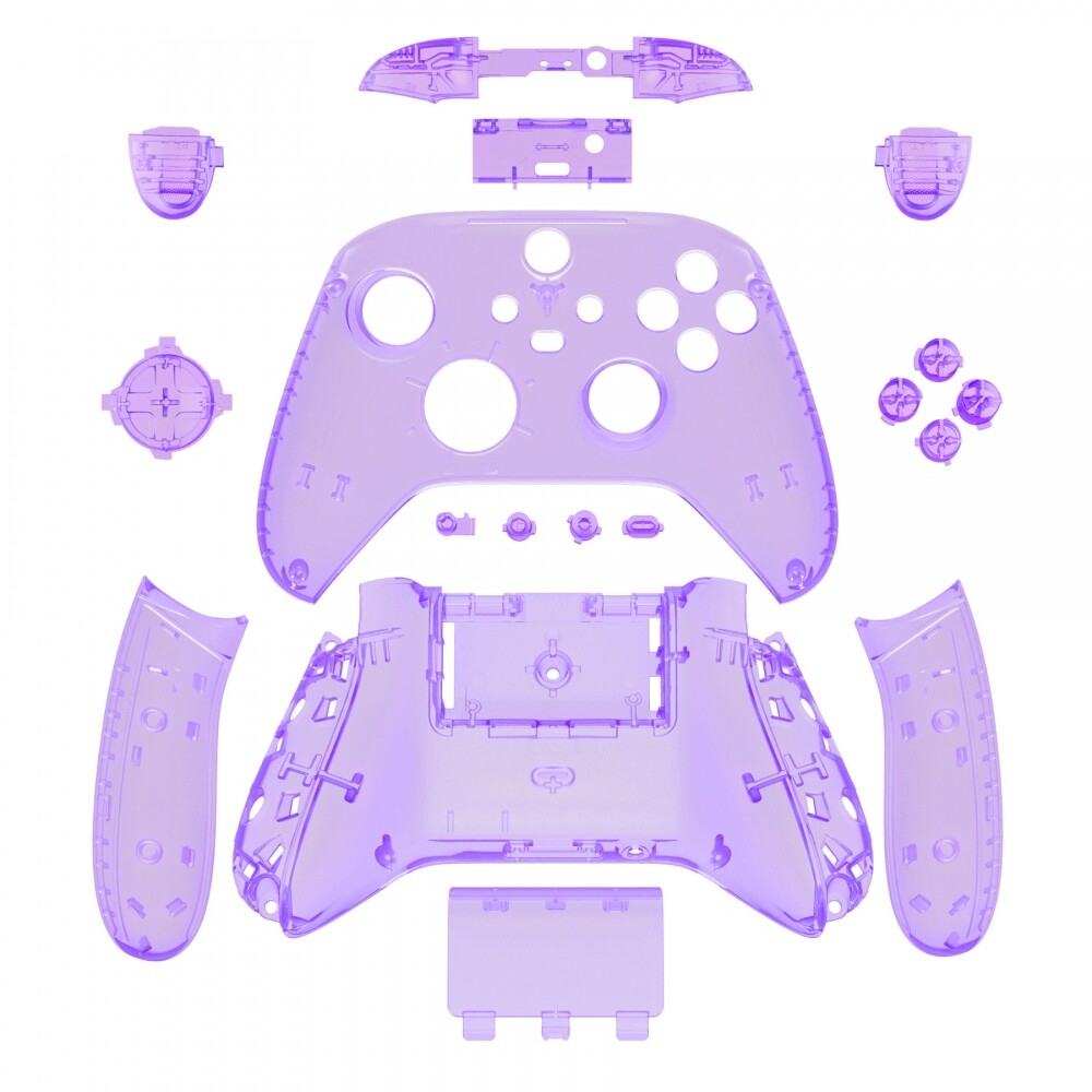Clear Series Custom Full Housing Shell w/ Buttons for Xbox Series X/S Controller
