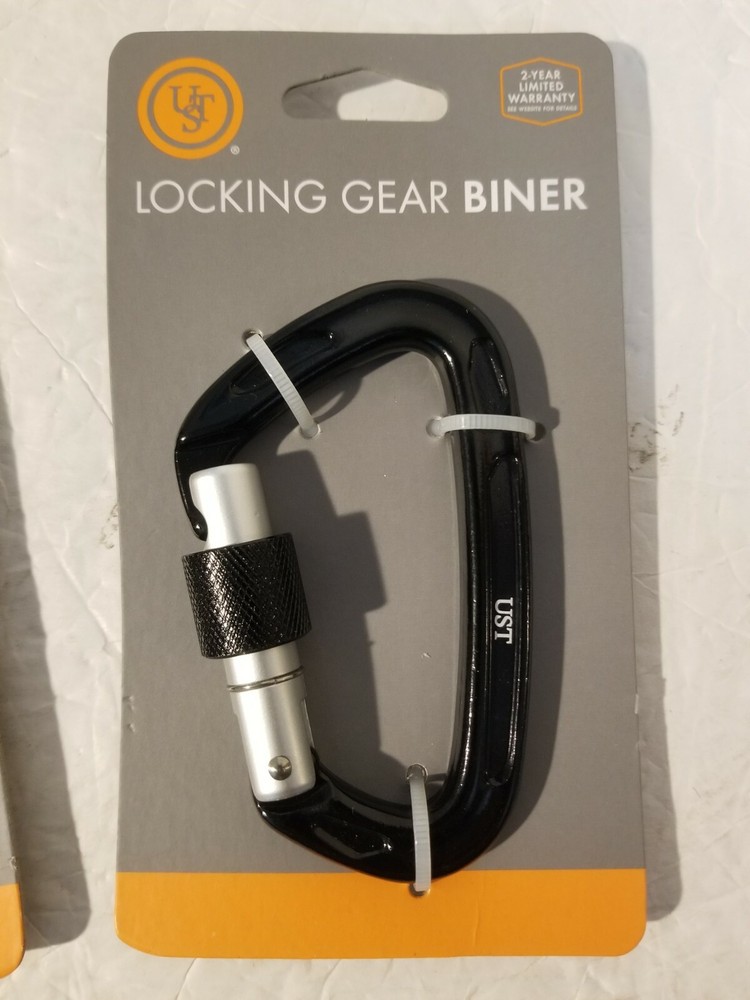 UST Locking Gear Biner, Black -20-02572-01