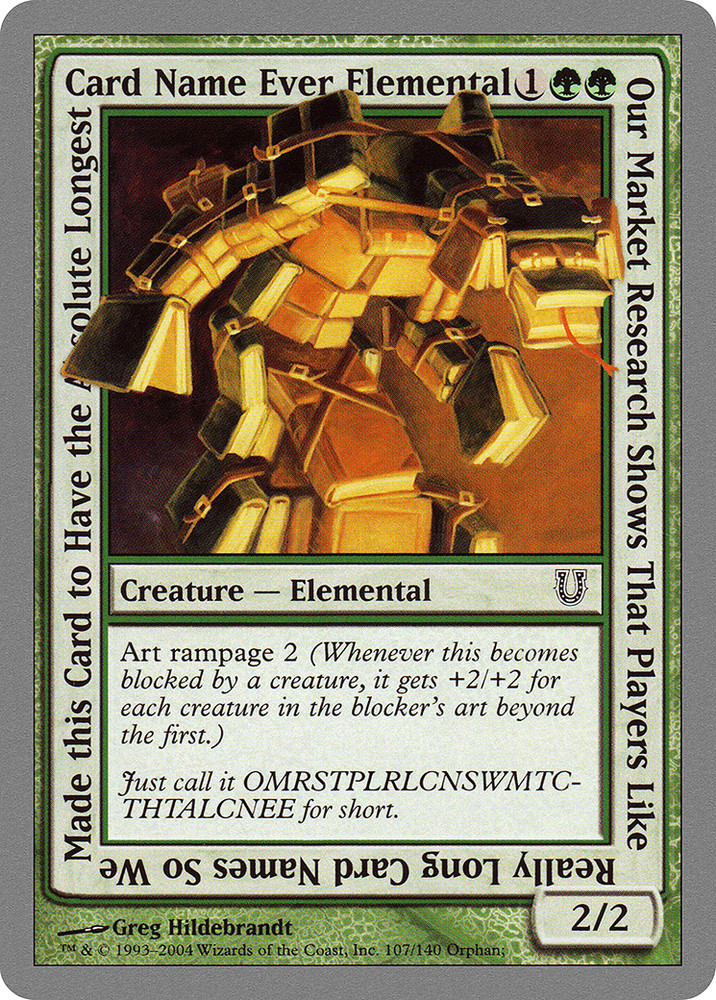 UNHINGED ~ Complete 55 Card COMMON SET MTG - 4RCards