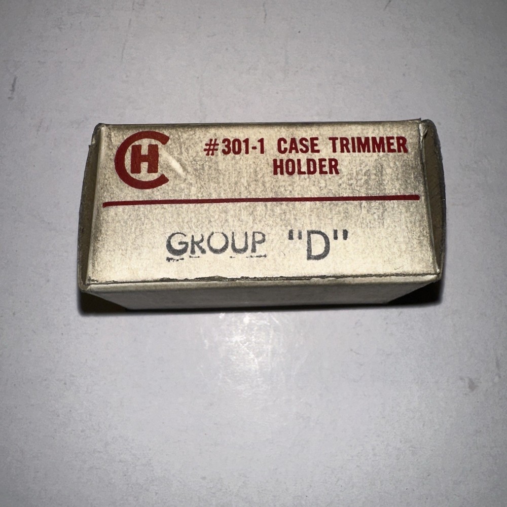 C H DIE Company Case Trimmer Shell Holder Group “D”