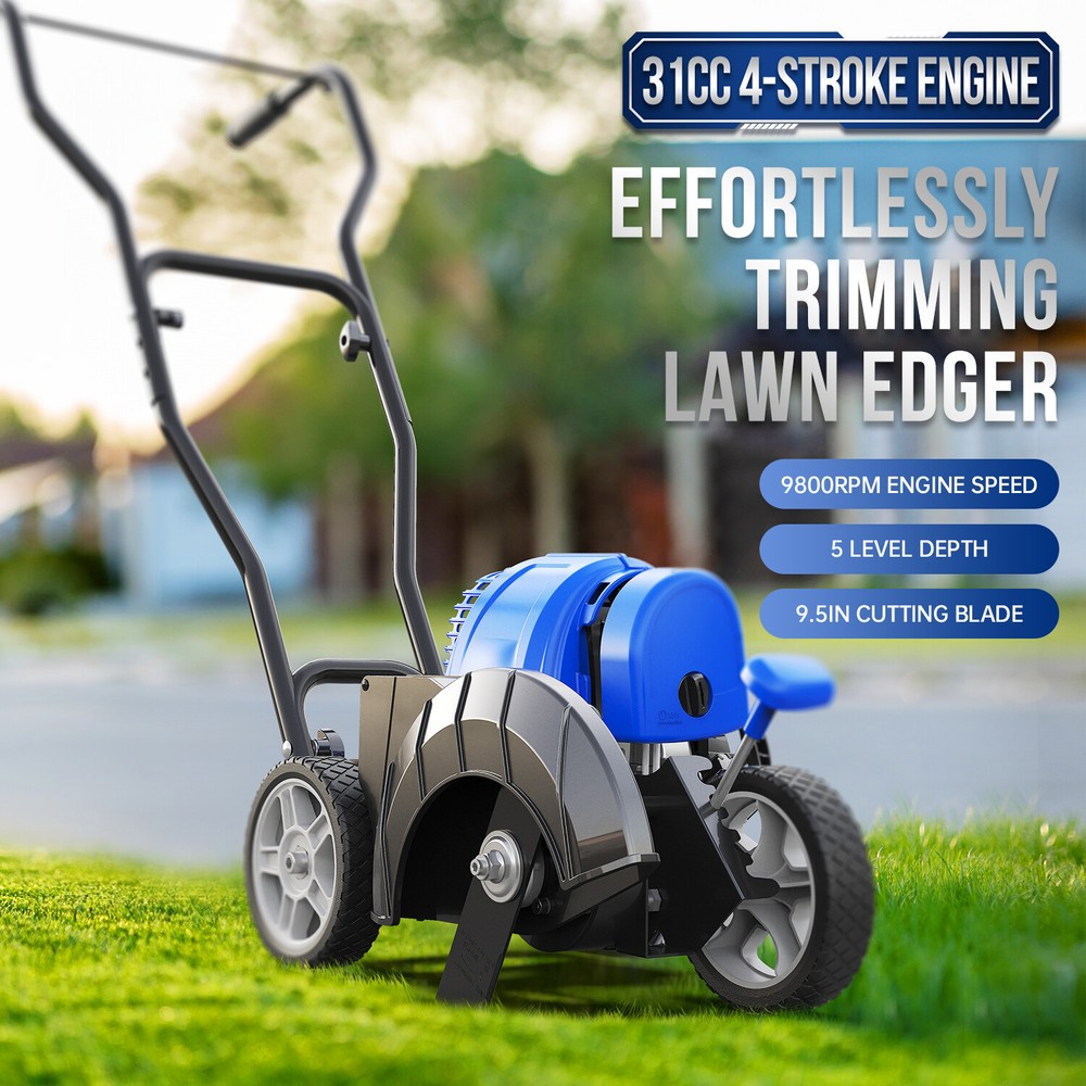 BADGER Edger Lawn Tool 31cc 4-Cycle Lawn Edger Walk Behind