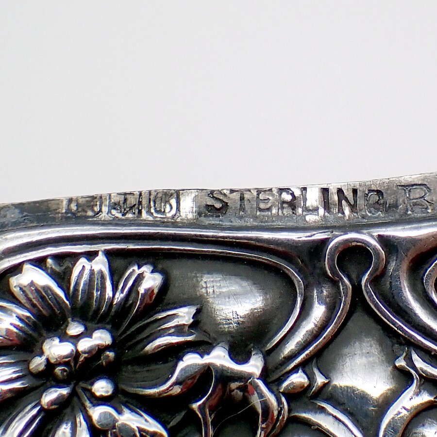 Match Safe Gorham Sterling Silver Mono CRC Xmas 1909