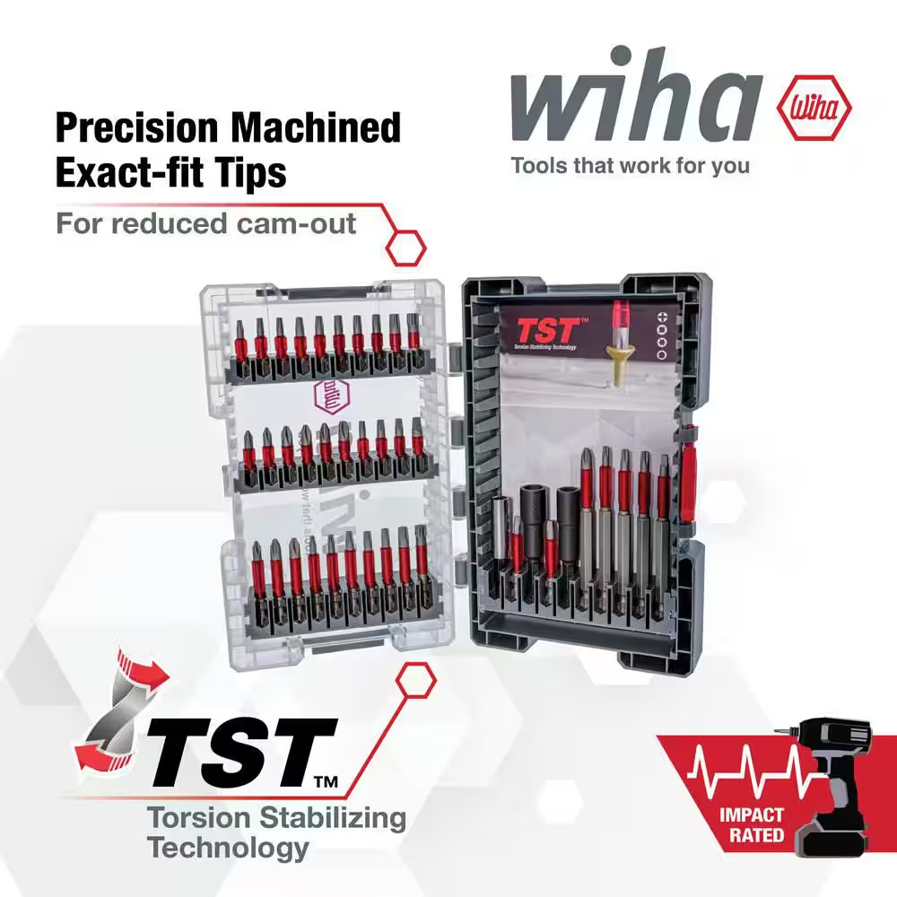 Maxxtor Impact Bit Screwdriver Set (40-Piece)