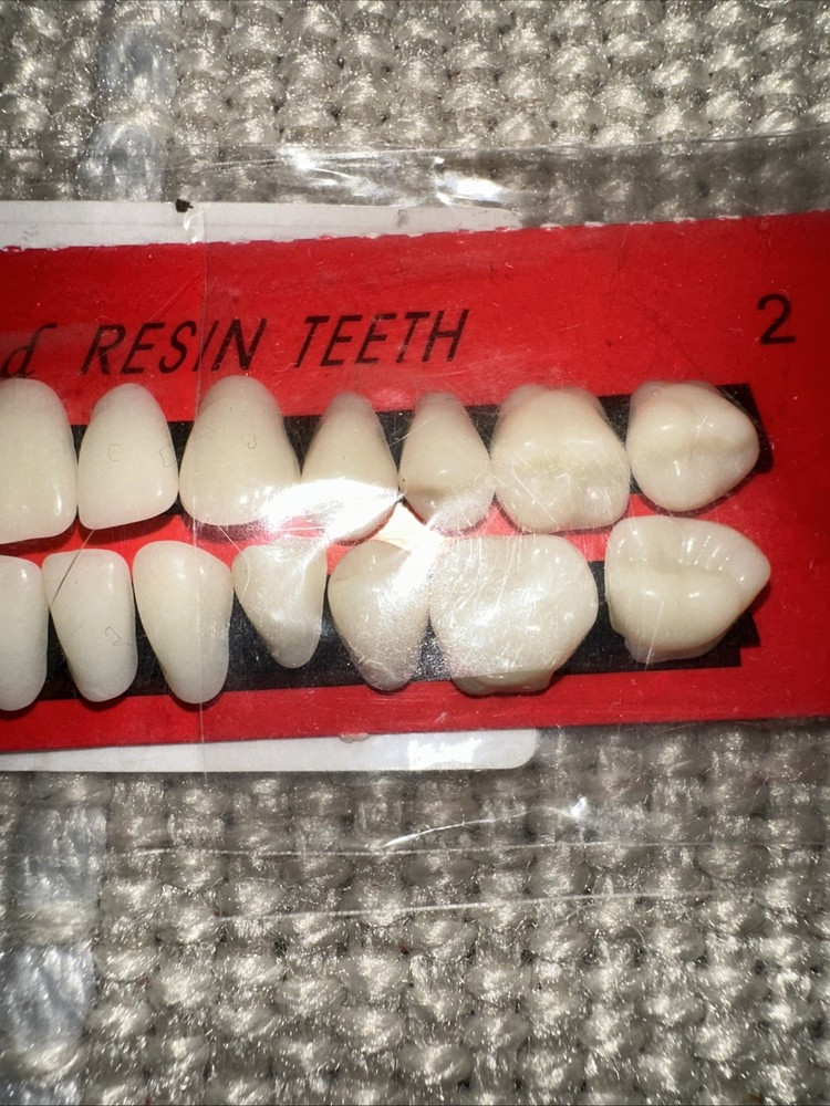 28Pcs/Set Dental Material Universal False Teeth Resin Teeth Model Durable