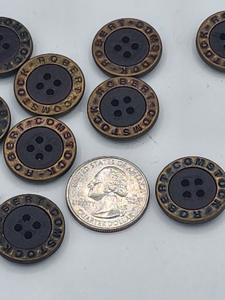 Replacement Robert Comstock Sew On Buttons ( 10 )