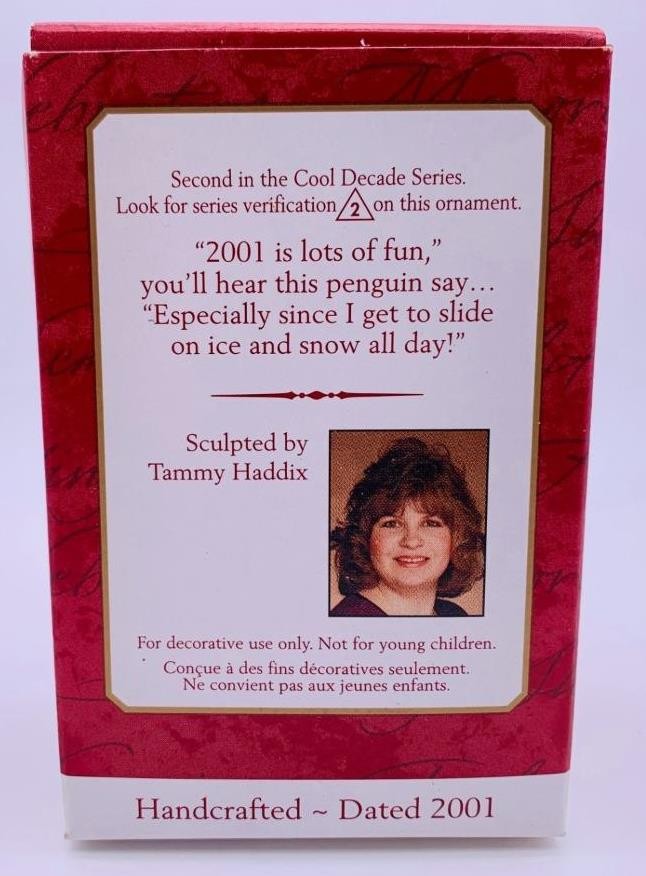 2001 Cool Decade Hallmark Ornament Penguin