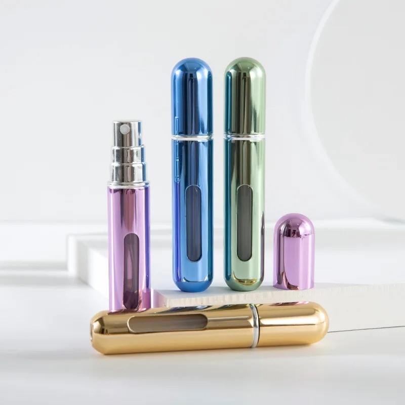 Perfume Atomizer Bottle Travel Portable Mini Refillable Scent Pump Spray