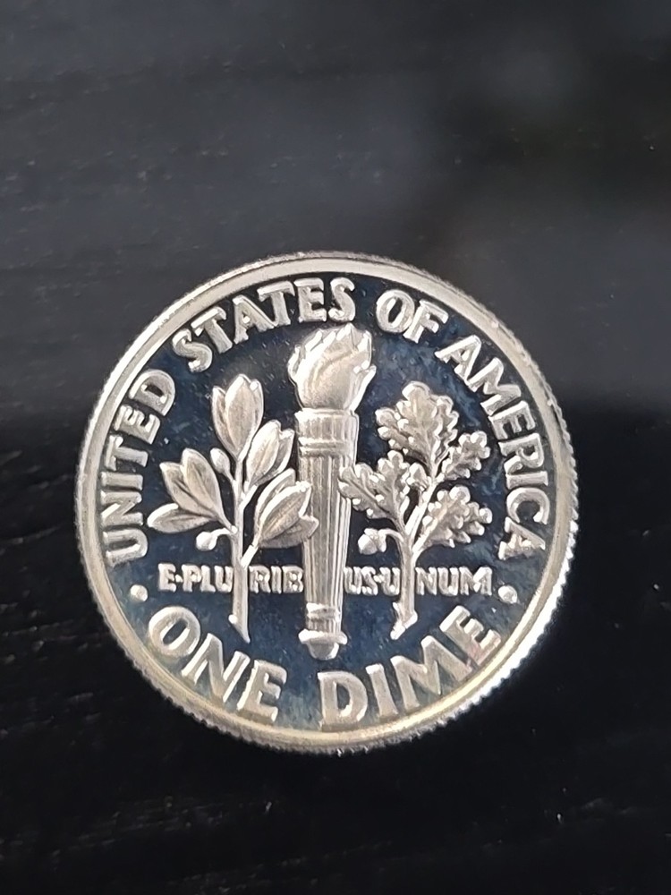 *1993 PR SILVER DIME*HUGE DCAM SILVER GEM! PROOF