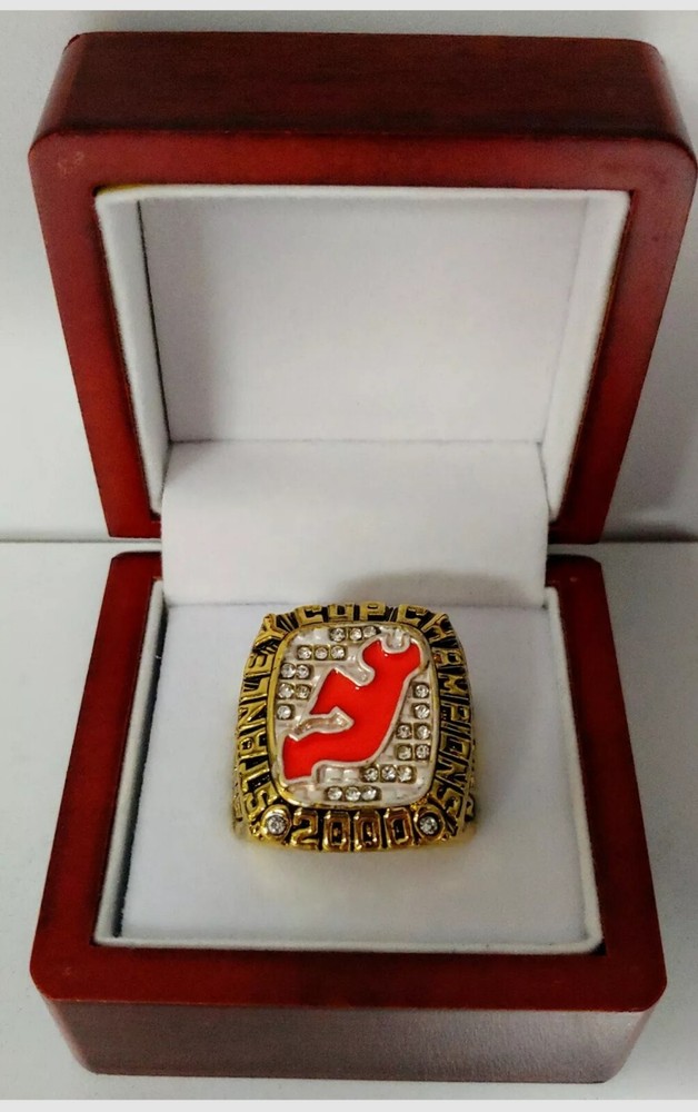 Scott Stevens - 2000 New Jersey Devils Stanley Cup Ring With Wooden Display Box