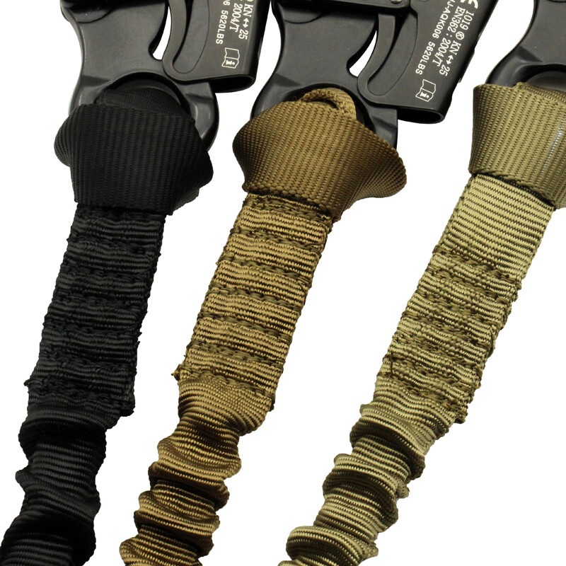 Quick Release Elastic Safety Rope Double End Draping Buckle Functional Version