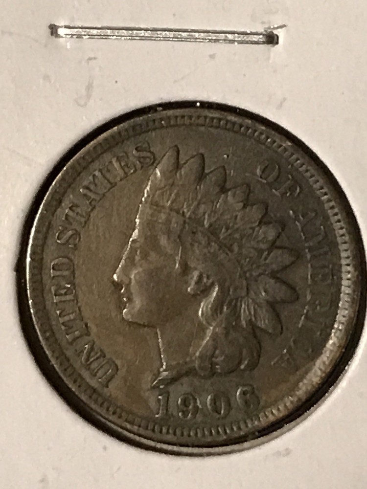 1906 Indianhead Cent VF