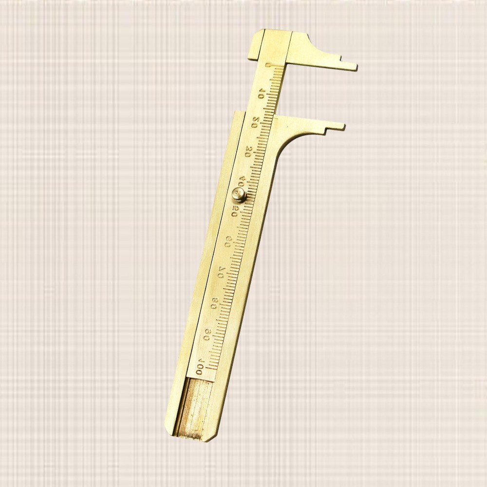 Gauge Digital Caliper Double Scale Brass Pocket Caliper