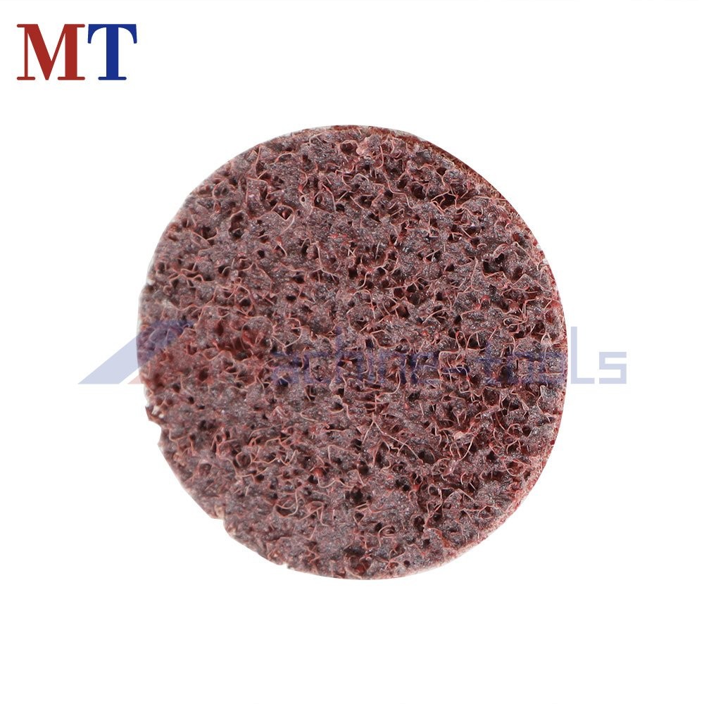 50 Pack Medium Surface Conditioning Discs 2" Roll Lock Die Grinder Sanding Pads