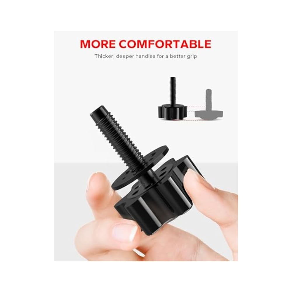 For Secure Saddlebag Mounting System with Integrated Nut, Prevents Loosening on