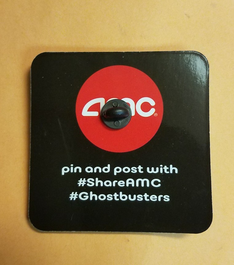 Ghostbusters Promo Pin from AMC Theaters