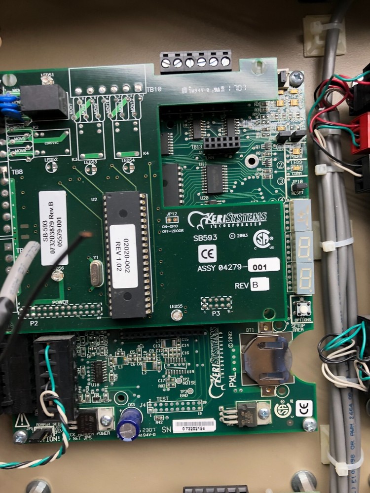 Keri Systems PXL-500P Access Control with Attached SB593 Satellite Board PANEL