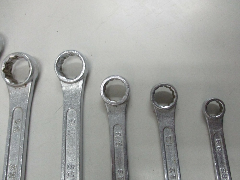 Sears 9pc 12 Point SAE Combination Wrench Set Forged BF Japan