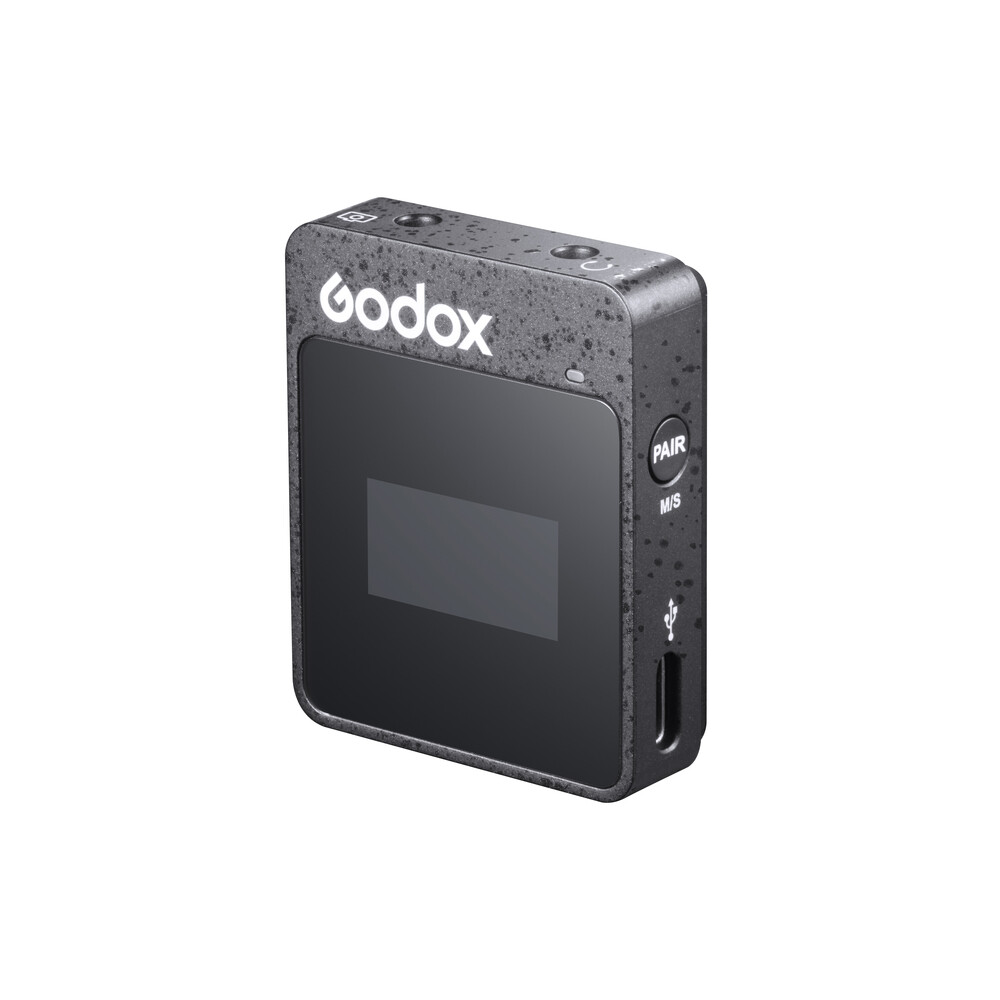 US Godox MoveLink II M2 Wireless Lavalier Microphone Transmitter Receiver Set