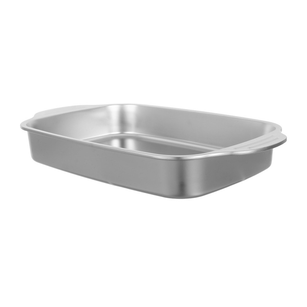 Stainless Steel Roasting Pan: 316L Rectangular Baking Tray - Broiler Pan for