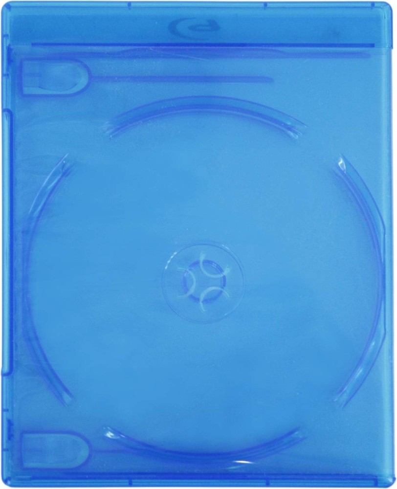 Set of 10 Double Blue Replacement Boxes for Blu-Ray Discs