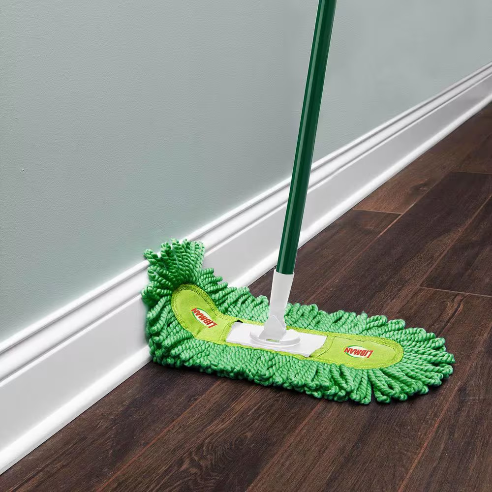 Flexible Microfiber Dust Flat Mop (6-Pack)