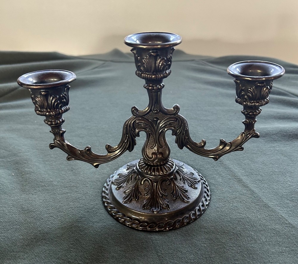 Vintage Silver Plate Candelabra