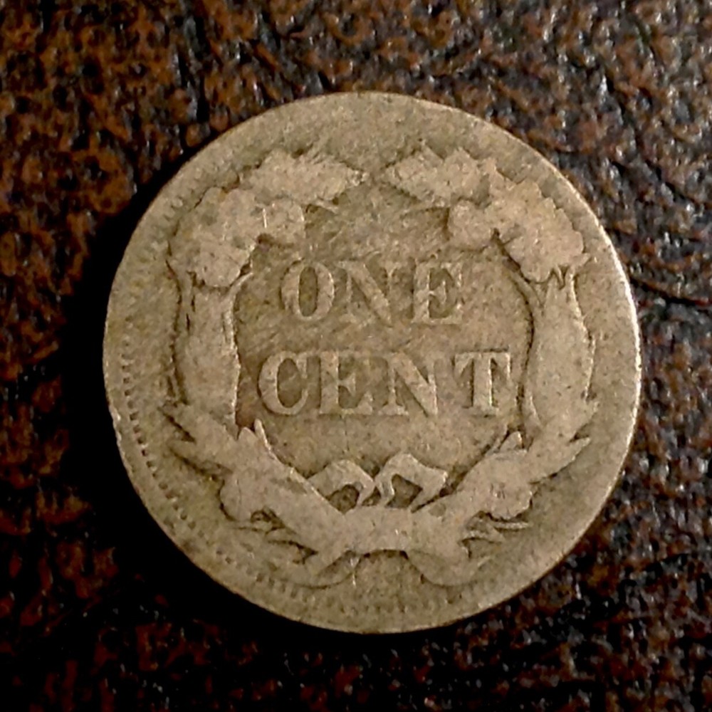 1858 US Flying Eagle Cent - Large Letters cd -