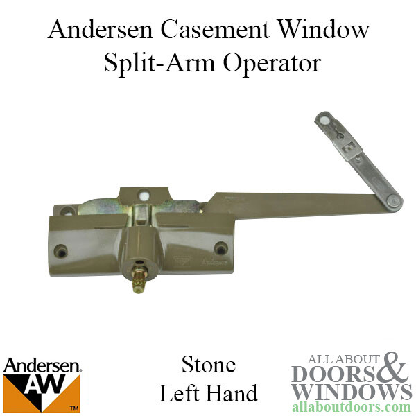 Andersen Window Operator Left Hand Split Arm Casement Window Operator Stone