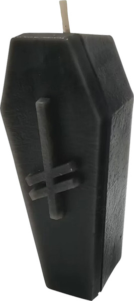 DEATHWISH CRYPT CANDLE CURB WAX BLACK