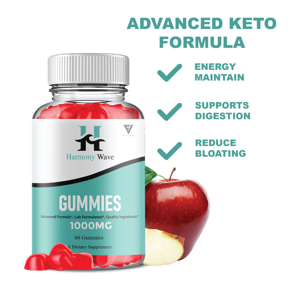 Harmony Wave Gummies, HarmonyWave Max Strength Supplement (60 Gummies)