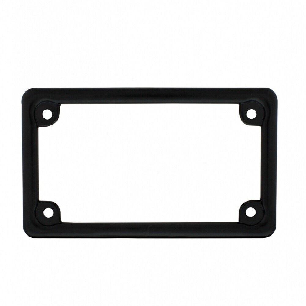 Black Motorcycle License Plate Frame - Metal