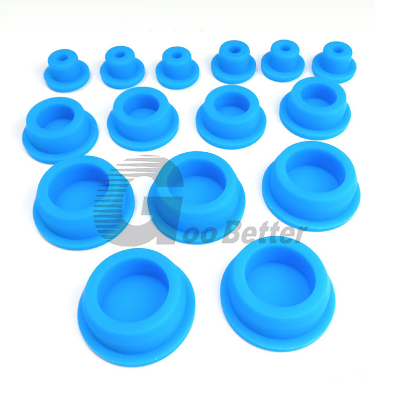Multicolour Round Plug Silicone Rubber Pipe Seal Hole Plug End Cap Plug 13~48mm