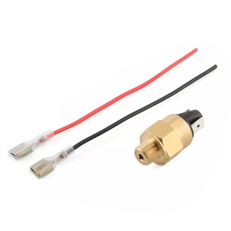 Hydraulic Brake Stop Light Switch with Cable Replacement Fit for Harley Davidson