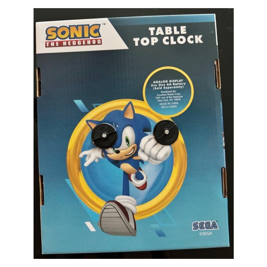 Sonic the Hedgehog Table Top Clock