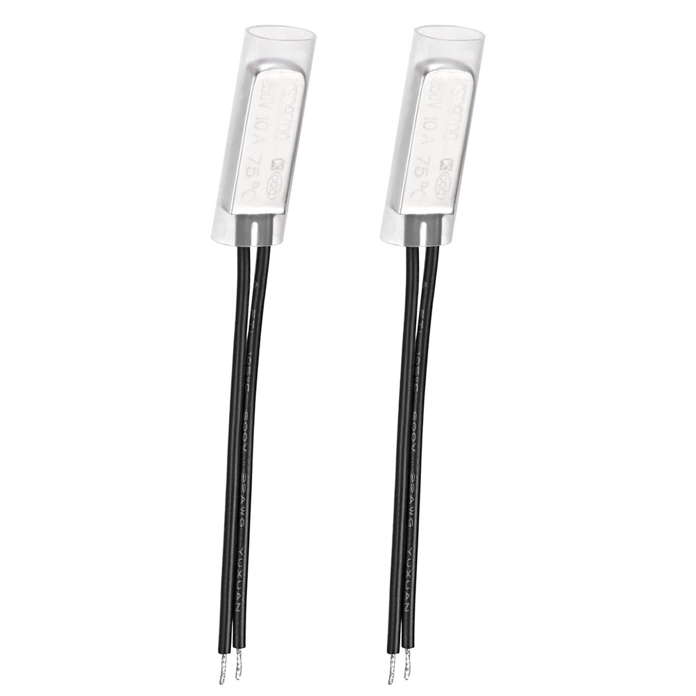 KSD9700 NC 75C Temperature Control Switch Thermostat Thermal Protector silver