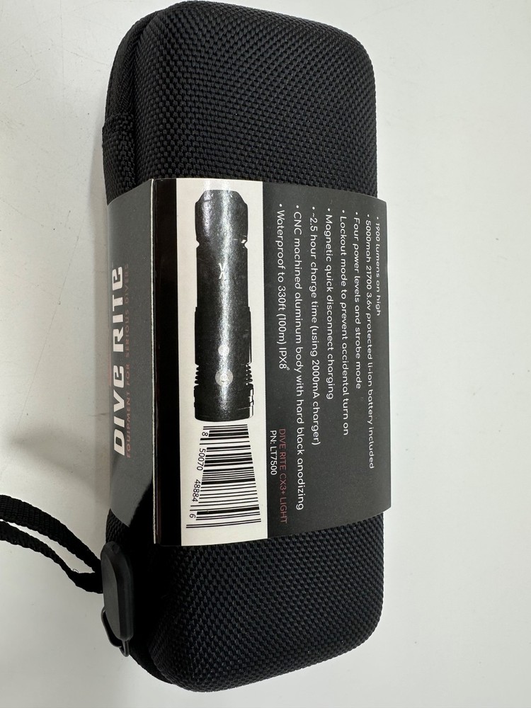 Dive Rite CX3+ Handheld Dive Light LT7500