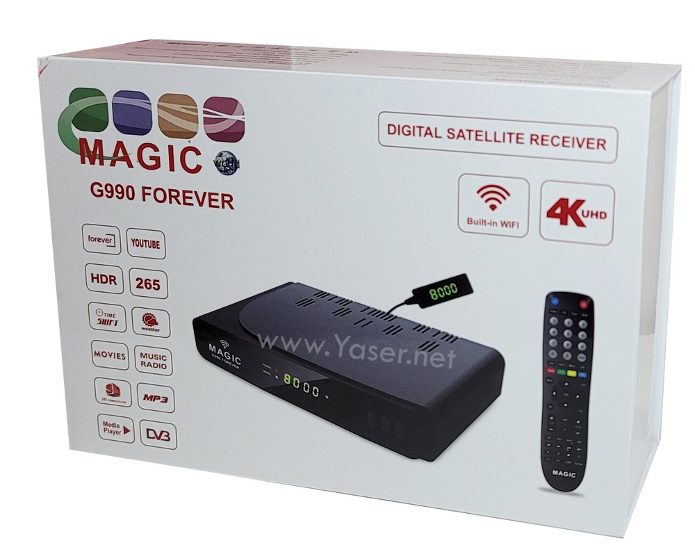 Magic G990 Forever 4K Satellite Receiver