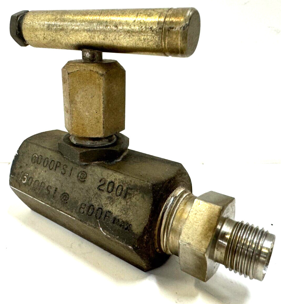PGI NEEDLE VALVE V508CCG 1/2" X 1/4" THREADED