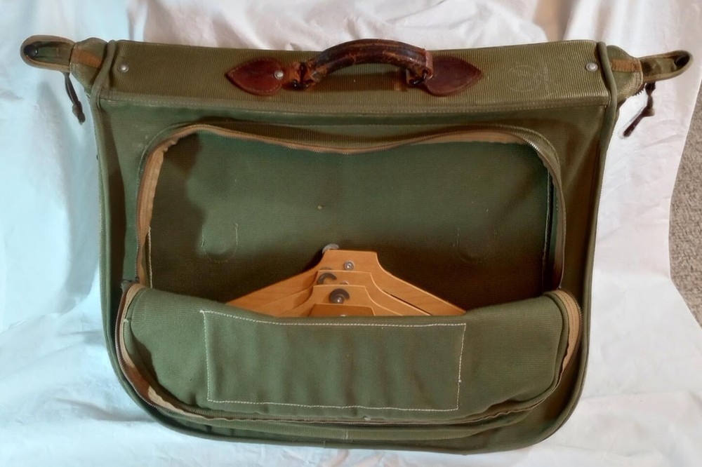 Original WW2 Air Force Army Type B-4 Flyers Canvas Pilot Crew Bag