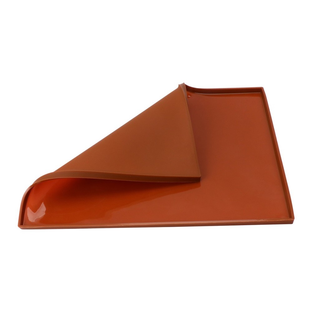 Cake Brown Silicone Non Stick Flexible Baking Tray for Bakery Use