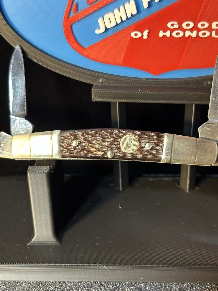 Vintage John Primble 5514 ⭐️ 4 Blade Congress With Etching