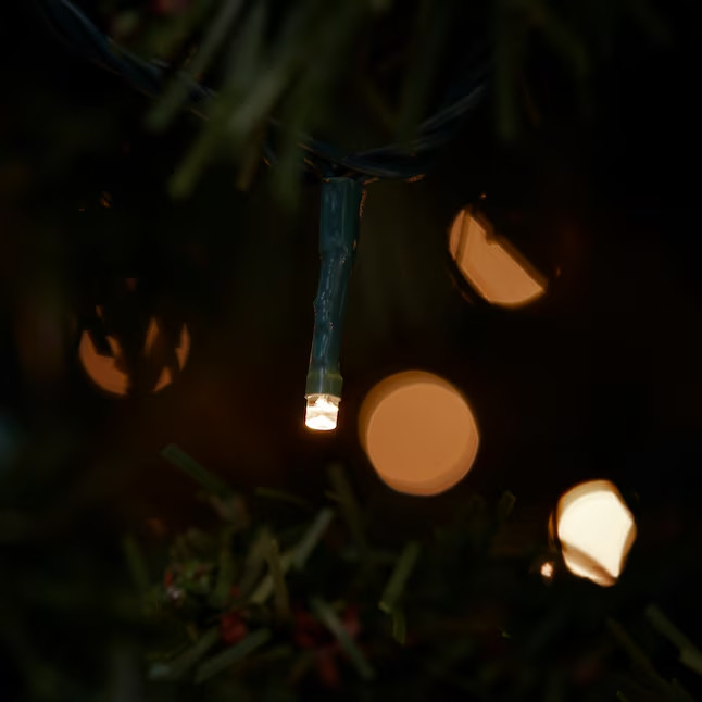 GE Random Sparkle 150 Count 43.4-ft Sparkling Clear LED Plug-In Christmas String