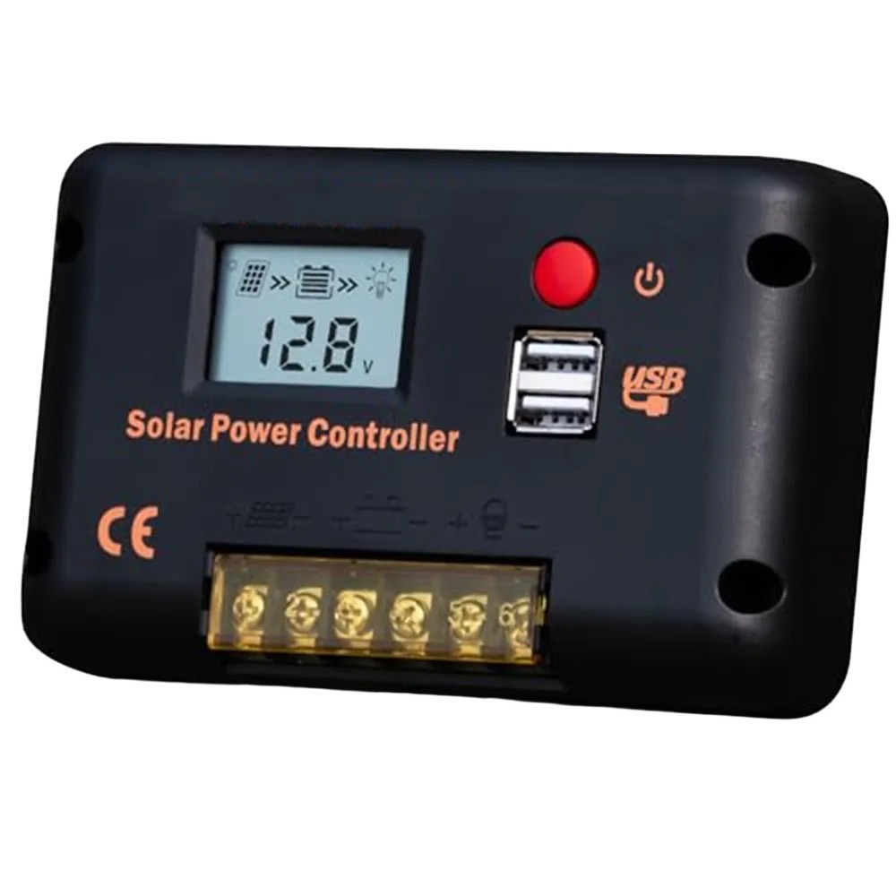Optimal 30A Solar Charge Controller for 12V/24V with Easy Mode Switching
